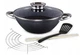 Чавунний котел Wok Kamille KM-4807MR 4,5 л з мармуровим покриттям - зображення 1