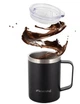 Термокухоль Kamille KM 2159 360 мл чорний soft-touch - зображення 8