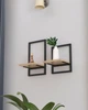 Набір настінних полиць в стилі лофт EcoLoft Диптих DSP-1387-1 Дуб Аппалачі - зображення 1