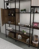 Стелаж в стилі лофт EcoLoft Лібро DSP-1382-11 Горіх Модена - зображення 2