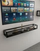 Настенная полка в стиле лофт EcoLoft Лінеарі DSP-1371-5 Черный - изображение 4