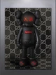 Поп-арт картина на полотні - KAWS Supreme x Gucci для офісу та кімнати - 90х120 см - изображение 1