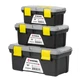 Комплект ящиков для инструмента 3шт (ВХ-0310 10"/ВХ-0312 12"/ВХ-0314 14") INTERTOOL BX-0303 - изображение 9
