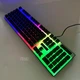 Комплект клавиатура и мышь Hoco GM18, проводная игровая клавиатура и мышь с RGB-подсветкой, мембранная клавиатура (Eng/Рус) и оптическая мышь для ПК, ноутбука, PS4/Xbox, проводной USB компьютерный набор для геймеров, GM-18 - изображение 7