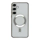 Противоударный Чехол TPU Metallic Full Camera with Magsafe для Samsung Galaxy S24+ 5G (S926) Silver - изображение 1
