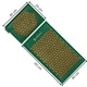 Mata zdrowotna do akupresury Springos FA0154 z kolcami z poduszką 65 x 40 cm Zielono-złota (5907719490205) - obraz 7