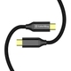 Кабель USB PD Type-C/Type-C ColorWay CW-CBPDCC062-BK Gen2 5,0А 100W 1м чорний - зображення 7