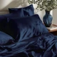 Простынь на резинке MBM HOME "Лунное сияние" 180x200 см глубокий синий (BL-FS-19 DEEP BLUE) - изображение 3