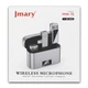 Петличный микрофон JMARY MW-15 с Type-C, 2 микрофона, до 48 часов работы, 2.4 ГГц, дальность передачи до 100 м, серый - изображение 2