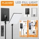 Панельная LED лампа PLOKAMA LIVE-P19 для видео и фото, 2800–6800K, 280×400 мм, черная - изображение 5