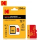 Карта памяти micro SD Kodak 256Gb U3, A1 class 10, UHS-I High Speed - изображение 1