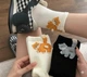 Носки з котом та яйцями набір 2 пари 35-42 чорні і білі - зображення 1