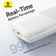 Павербанк на 20000 mAh 20W Bipow 2 Digital Display Power Bank (1USB/Type-C, 20W, PD). White - зображення 7