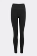 Женские бесшовные леггинсы с высокой посадкой Giulia FLEXING LEGGINGS ACTIVE S/M Black, лосины из микрофибры, для спорта - изображение 2