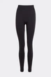 Женские классические бесшовные леггинсы Giulia FLEXING LEGGINGS XXS/XS Black, лосины из микрофибры, эластичные для спорта - изображение 2
