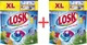 Упаковка капсул для стирки Losk 3+1 Power Caps Color 40 шт + 40 шт (9000101802016/9000101802016) - изображение 1