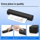 Портативный беспроводной термопринтер ORICO A4/Letter с Bluetooth и USB, совместимый со смартфонами, планшетами и ПК, мгновенная печать чеков и документов, технология термопечати, белый - изображение 5