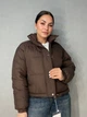 Куртка женская Fashions 87226 короткая демисезонная M коричневая - изображение 7