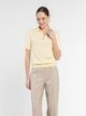 Поло жіноче 100% бавовна Arber Polo knit Zipper WD4 SS L жовтий (W09.32.26.623) - изображение 1