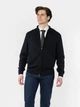 Кофта чоловіча Arber з додаванням вовни Zipper-cardigan N-AVT-137 M зріст 4 чорний (M10.56.02.531) - зображення 1