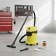 Сетевой промышленный пылесос профессиональный 17л Karcher WD 3 V-17/4/20 1000 Вт хозяйственный пылесос для дома и ремонта с контейнером на 17 л влажная/сухая уборка Желтый - изображение 2