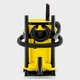 Сетевой промышленный пылесос профессиональный 17л Karcher WD 3 V-17/4/20 1000 Вт хозяйственный пылесос для дома и ремонта с контейнером на 17 л влажная/сухая уборка Желтый - изображение 4