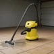 Сетевой промышленный пылесос профессиональный 17л Karcher WD 3 V-17/4/20 1000 Вт хозяйственный пылесос для дома и ремонта с контейнером на 17 л влажная/сухая уборка Желтый - изображение 7