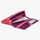 Женский кожаный кошелек Visconti R11 Paloma Plum Multi — Натуральная кожа, RFID-защита, 18 см, Сливовый (сиреневій) - изображение 6