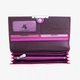 Женский кожаный кошелек Visconti R11 Paloma Plum Multi — Натуральная кожа, RFID-защита, 18 см, Сливовый (сиреневій) - изображение 7