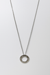 Серебряное колье с кольцом в стиле Cartier (A13036) - изображение 1