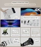 Проєктор Thundeal TD80W, 450ANSI, 11000lm - зображення 4