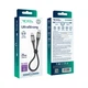 Кабель USB Ridea RC-US42 UltraStrong Type-C to Type-C 60W 0.25m Чорний - изображение 1