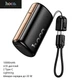 Портативний акумулятор Hoco Q50 (повербанк, 10000mAh, LCD-дисплей, 2 Type-C, Lightning, швидка зарядка до 20 W) - Чорний - зображення 1