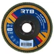 Круг лепестковый торцевой конический RTB Т29 Р100 125х22 мм - изображение 1