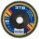 Круг лепестковый торцевой конический RTB Т29 Р60 125х22 мм - изображение 1