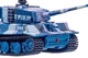 Танк микро р/у 1:72 Tiger со звуком хаки синий (DD-GWT2117-3) - изображение 4