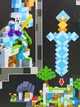 Конструктор дитячий майнкрафт дитячі конструктори minecraft Крижаний меч великій набір 549 деталей 4 фігурки рухомі елементи блоковий розвивальний збірна модель битви місії пригоди квести подарунок дітям 6+ - зображення 3