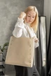 Шкіряна сумка-шопер, розмір М, Beige, Malina Leather - зображення 2
