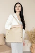 Шкіряна сумка-шопер, розмір М, Beige, Malina Leather - зображення 4