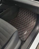 Коврики в салон Mitsubishi Outlander 4 '23- Olimp Design из экокожи черные с красной нитью (комплект) - изображение 14