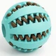 Игрушка для собак и кошек канат с мячом для зубов Petify RopeBall M озёрный голубой, 37 см, мяч 5 см, плетёные узлы, стойкая к укусам, пластик, Арт. ТМ24 - изображение 4