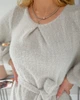 Жіноча пряма сукня з ангори із защипами та паском LadyLike 46 Сірий (ll2126260091409) - зображення 7