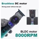 Триммер VGR V-946 с технологией охлаждения ICE TECHNOLOGY, 4 насадки, 8000 RPM, 3000 mAh, LED display - изображение 5