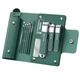 Маникюрно-педикюрный набор Nail Clipper Set 10 в 1, зеленый - изображение 1