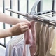 Складная сушилка для белья на балкон, окно или батарею Folding Clothes Hanger, двойная - изображение 3