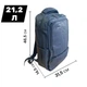 Рюкзак городской многофункциональный чёрный 21,2 л Arctic Hunter CB00736_Black - изображение 2