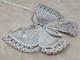 Серебряная брошь Бабочка с фианитами. 670061С - изображение 4