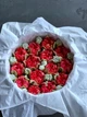Зефірні квіти тюльпани червоні в подарунковій коробці 21см honeycake - зображення 6