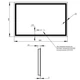 Дзеркало Qtap Mideya MI12 800×600 LED Touch димер + антизапотівання - зображення 3