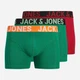 Набор трусов боксеров мужских хлопковых Jack & Jones 424266-99(Evergreen) XL 3 шт Разноцветный (5715829322039) - изображение 1